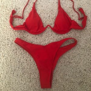 *NEW* Red Underwire Bikini